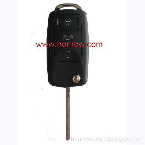 VW 3 Button universal flip key remote 1J0 959 753 DA 433MHZ